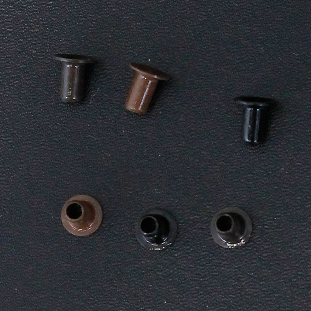 1000 pcs 3/16" Assorted Brown/Black Rivet Posts #Z7879AST - Image 2