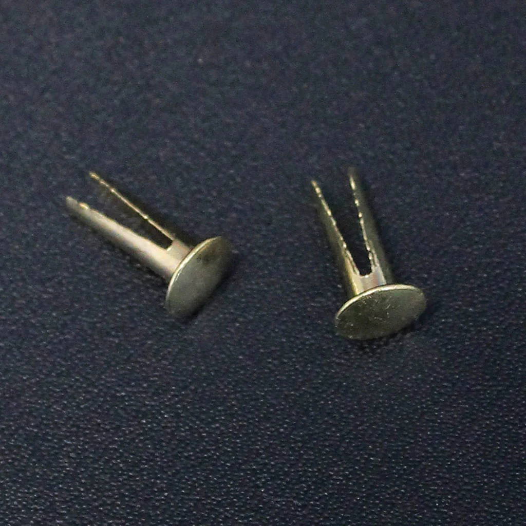 1000 pcs Brass 3/8" Inch Butterfly Split Rivets #Z038BTFLYG - Image 2