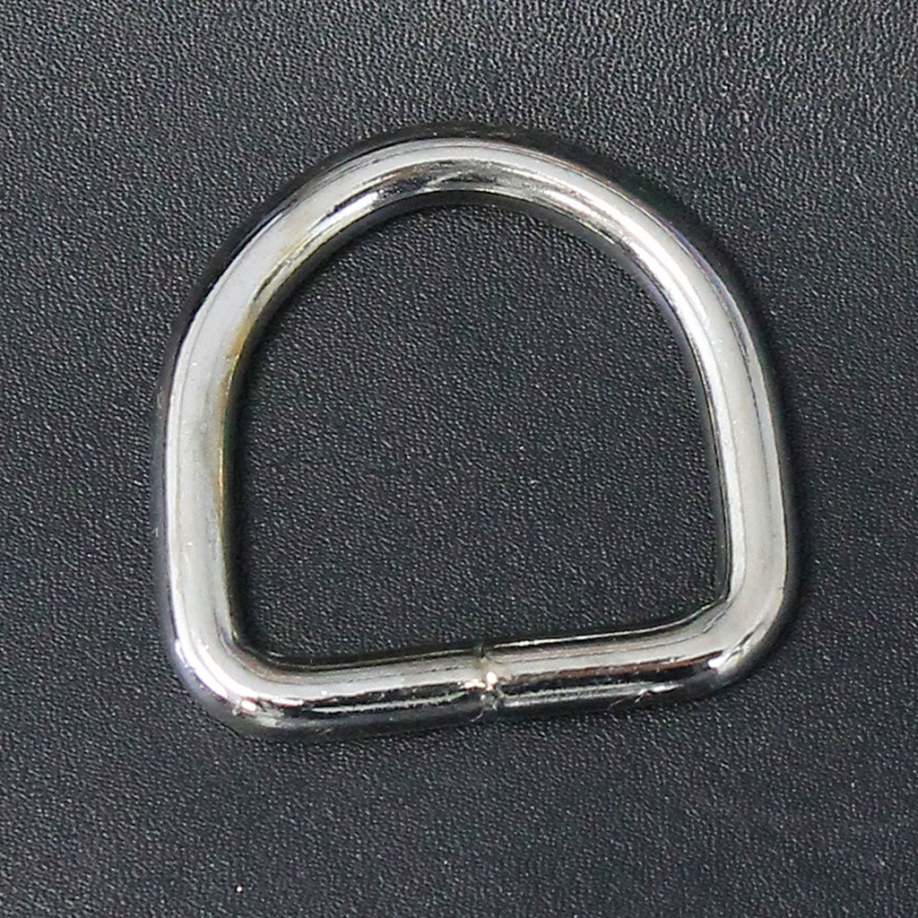 100 pcs 1.25" Heavy Nickel Plated D-Rings #ZD7802S - Image 3