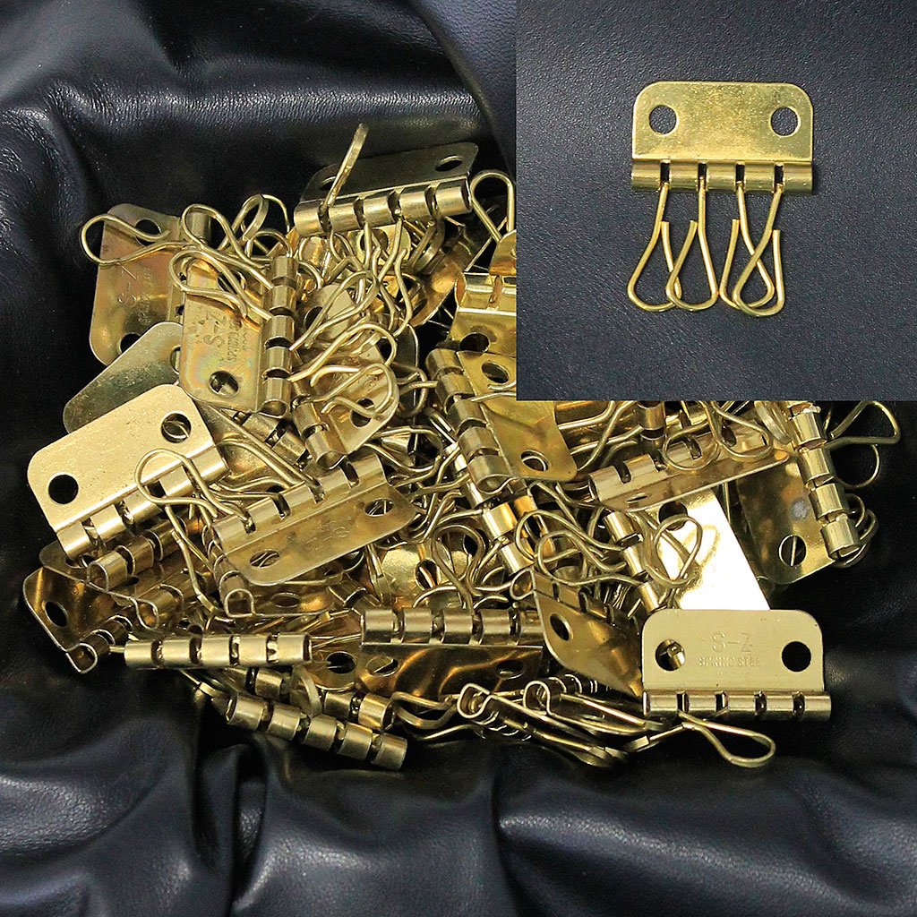 20 pcs Brass Key Case 4 Hook Plates #ZKEY5431BT