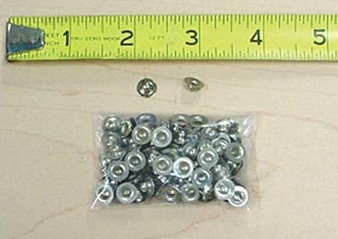 200 Sets (800 Pcs) 3/8'' Brown Line 16 Segma Snap #Z5354CN - Image 2