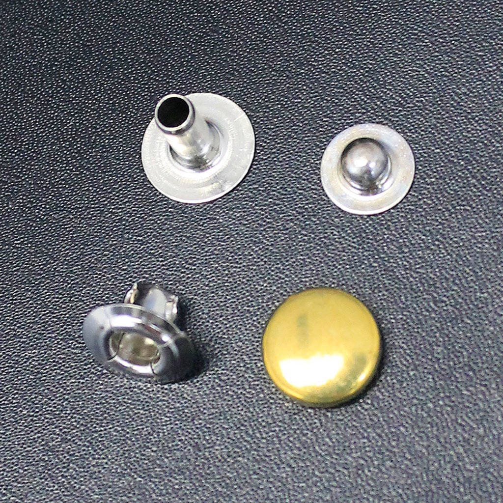 200 Sets (800 Pcs) 3/8'' Brass Line 16 Segma Snap #Z5353CG - Image 4