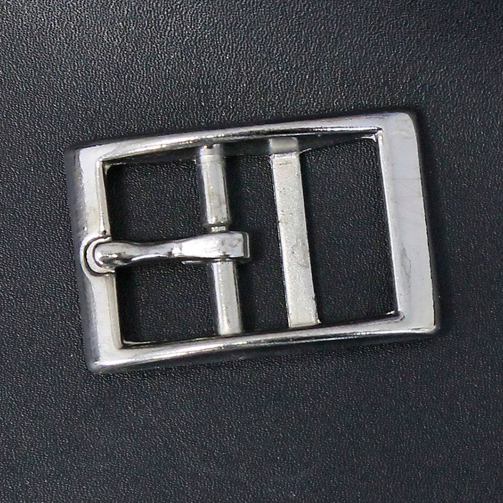 25 pcs 7/8" Nickel Plate Double Center Bar Buckle #ZBU16639XS - Image 2