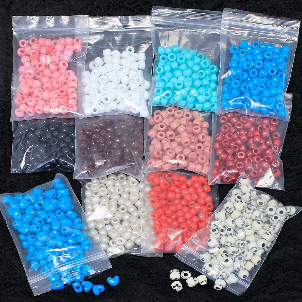 2500 Count Crow / Pony Beads #ZB100 - Image 22