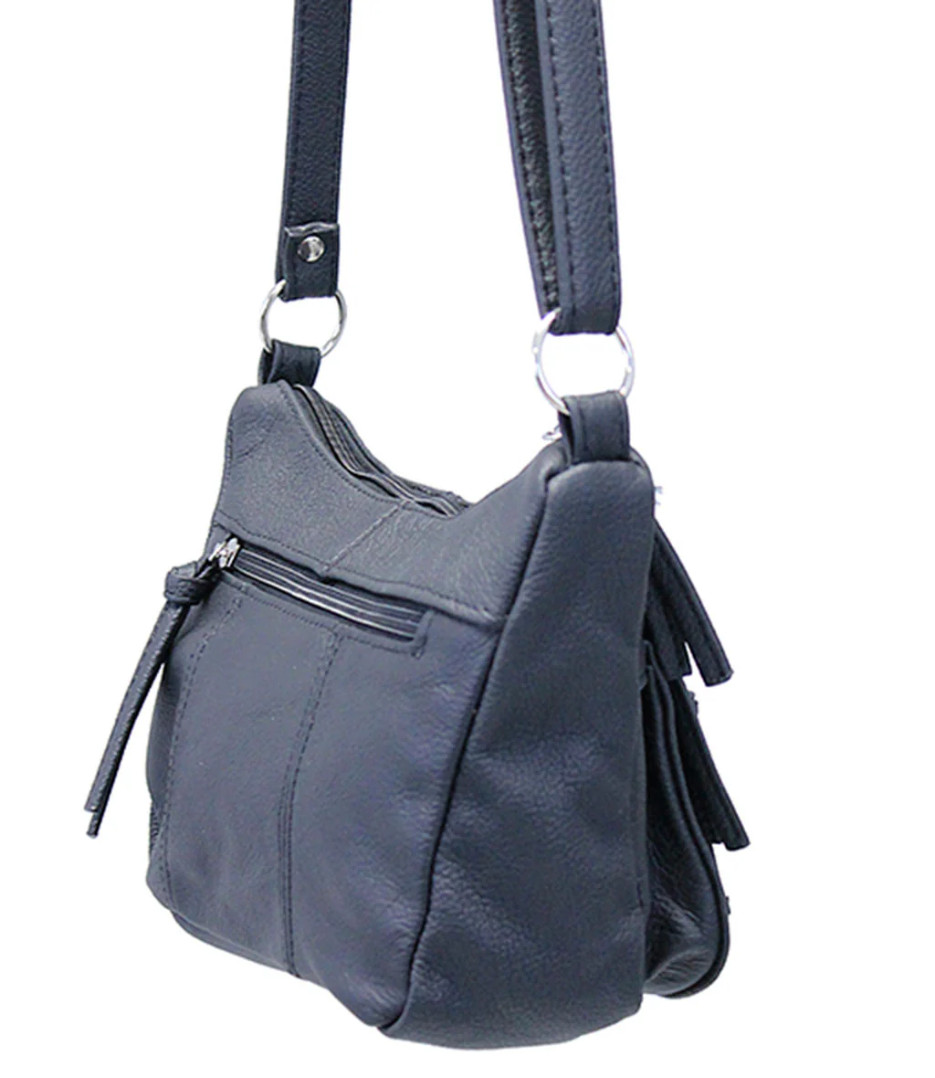 4 Zipper Small Tassel Purse #P0060K - Image 3