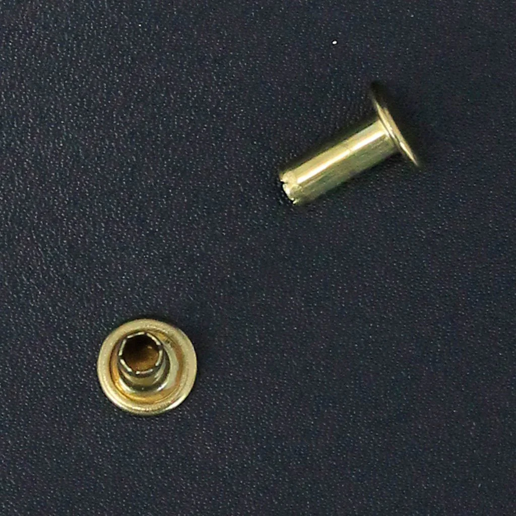1000 pcs 5/16'' x 3/8'' Brass Rivet Posts #Z4197PBR - Image 3