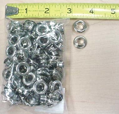 500 pcs 8mm Large Eyelets Nickel Silver #ZE4127S - Image 2