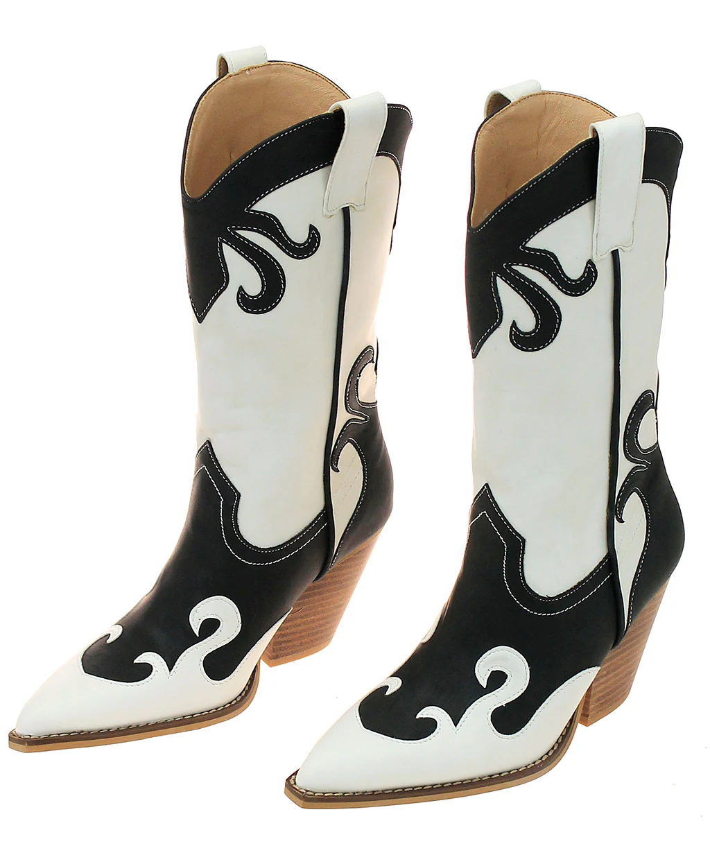 Black and White Holstein Cowgirl Boots #BLC10KW-UNIQ