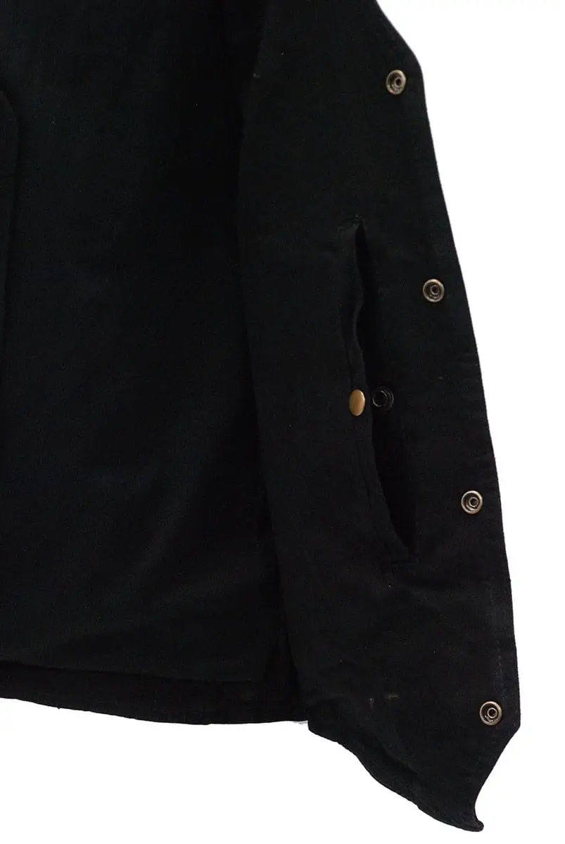 Black Denim Vest w/Large Inside Pockets #VMC42700K - Image 4