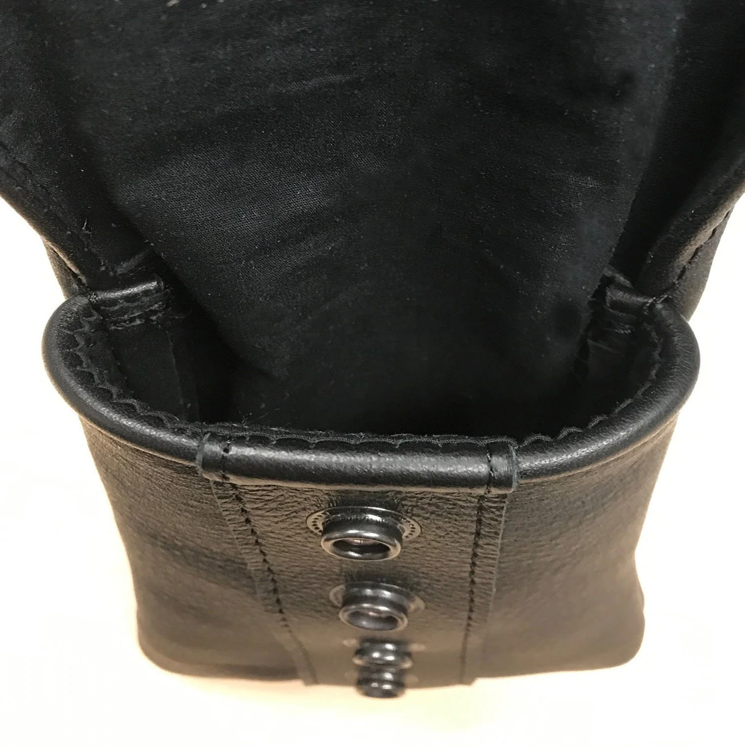 Black Leather Cell Phone Case - Adjustable - Made in USA #PKK18090K - Image 6