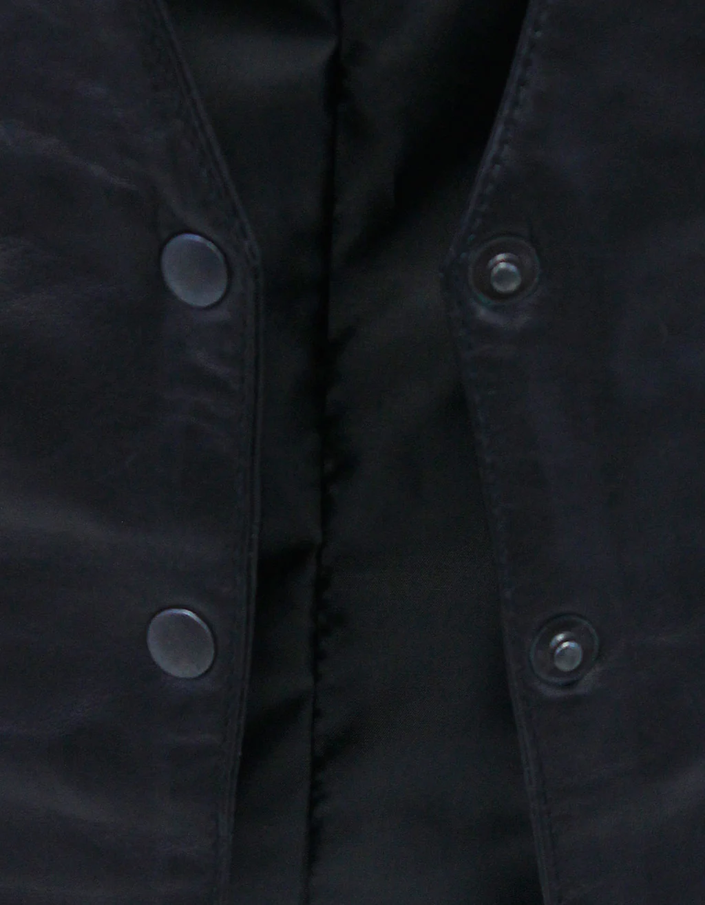 Black Leather Vest Extender with Clips Set of 3 #VC2010CK - Image 3