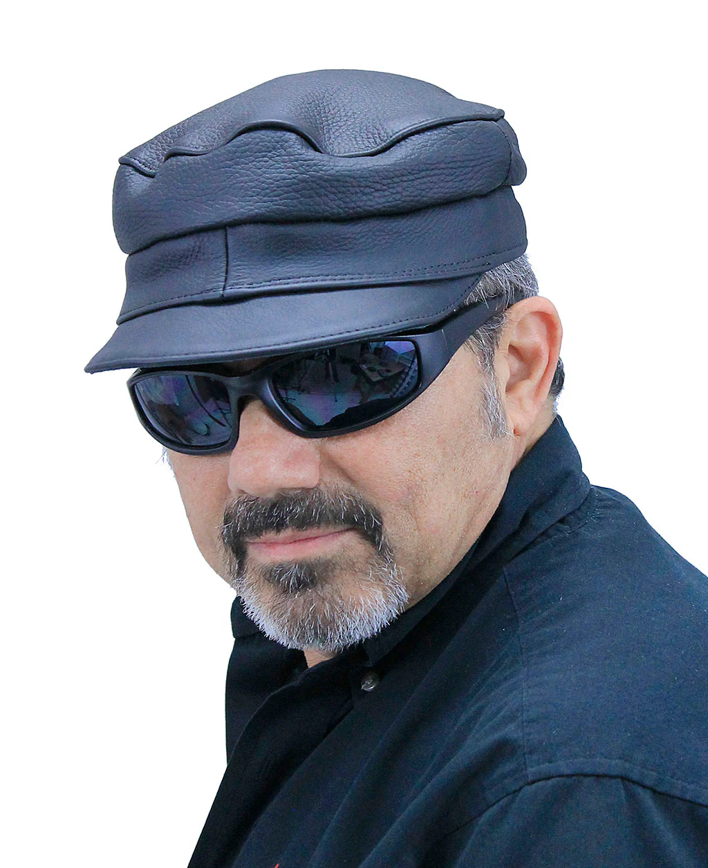Classic Biker Cap #H127 - Image 3