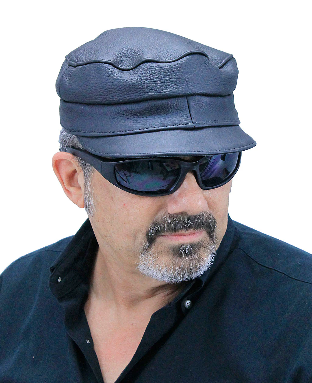 Classic Biker Cap #H127 - Image 5