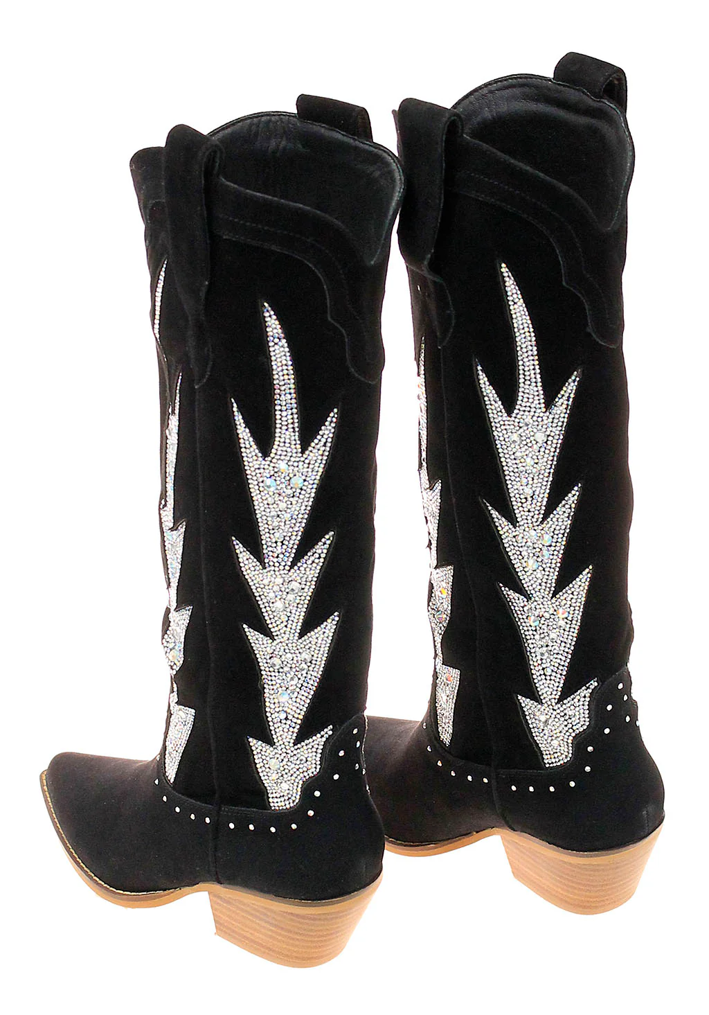 Crystal Inlay Tall Cowgirl Boots #BLC10SK-KOKIE - Image 3