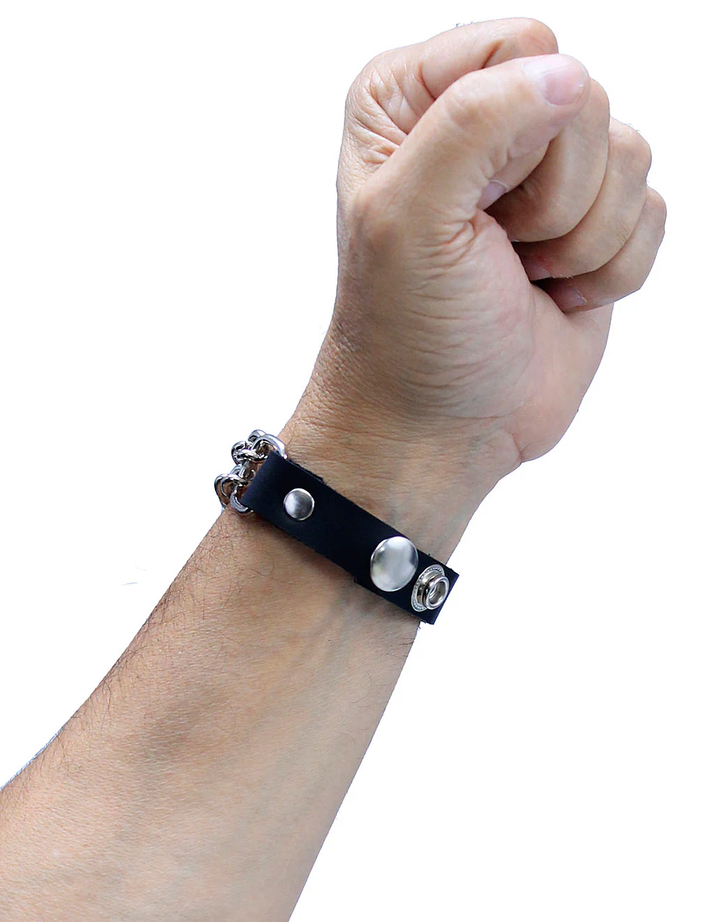Double Chain Snap Wristband #WB2405CK - Image 2