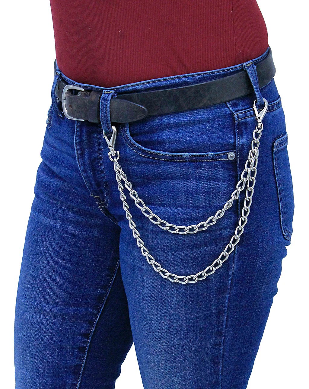 Double Hip Chain with Claw Clips #KK251812 - Image 2
