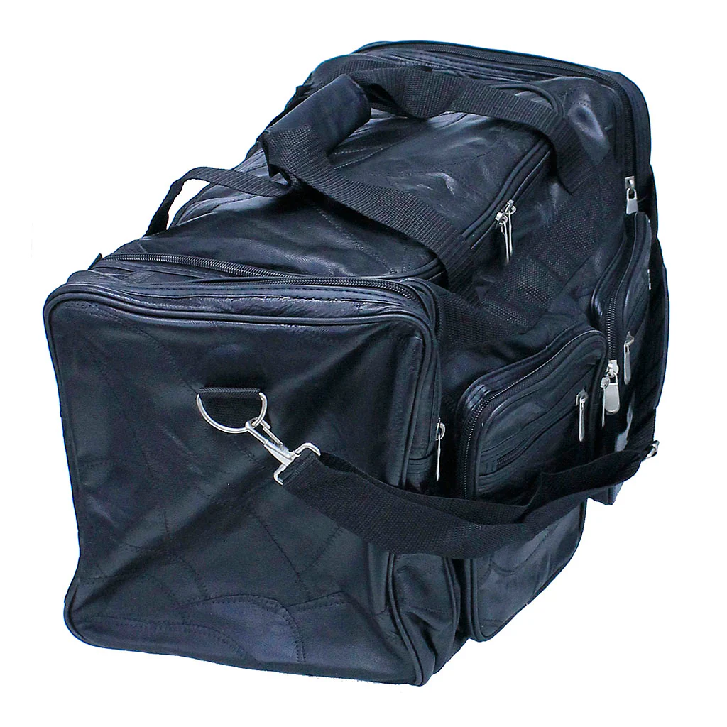 Extra Large Patch Leather Duffel Bag #P1533PK - Image 4