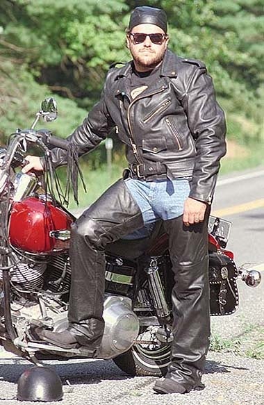 Jamin Antique Classic Leather Motorcycle Jacket #MA110Z () - Image 4