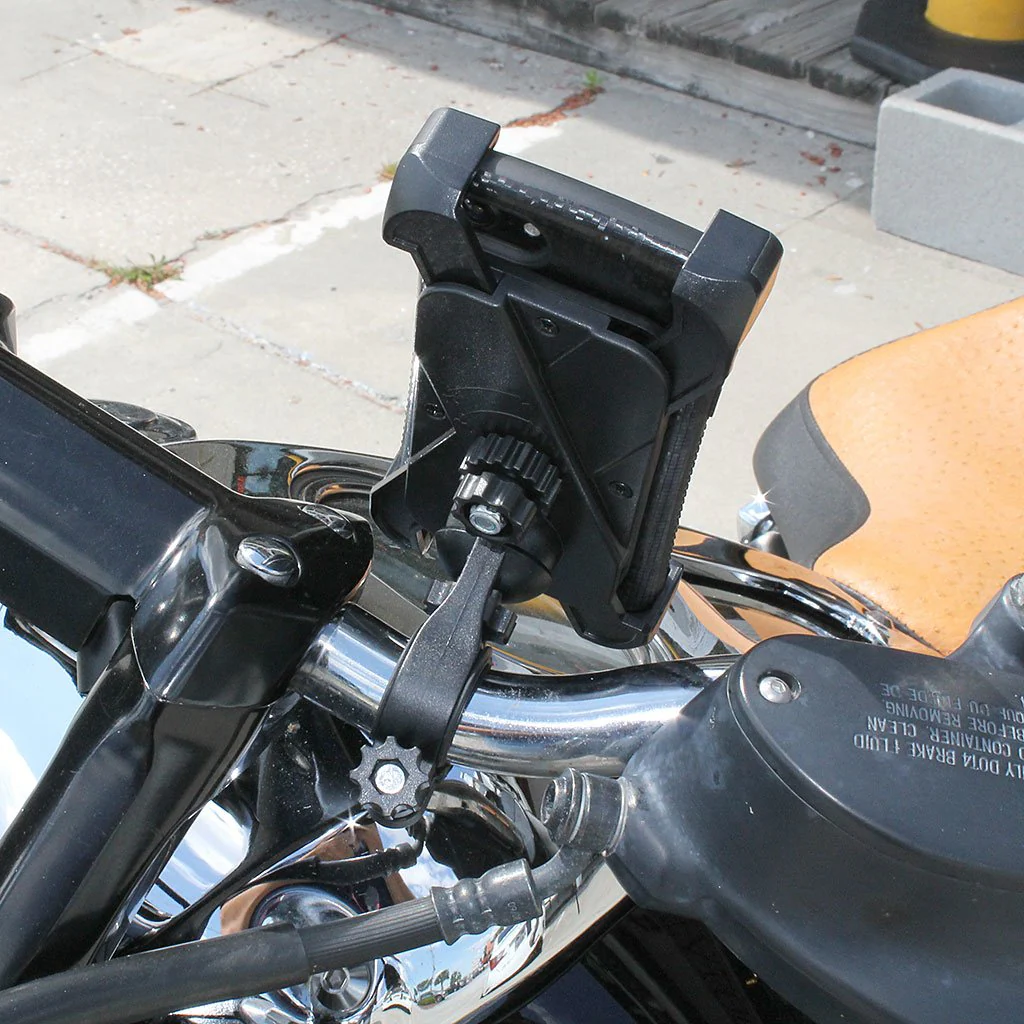 Large Motorcycle Cell Phone Mount #AC0366CELL - Image 2