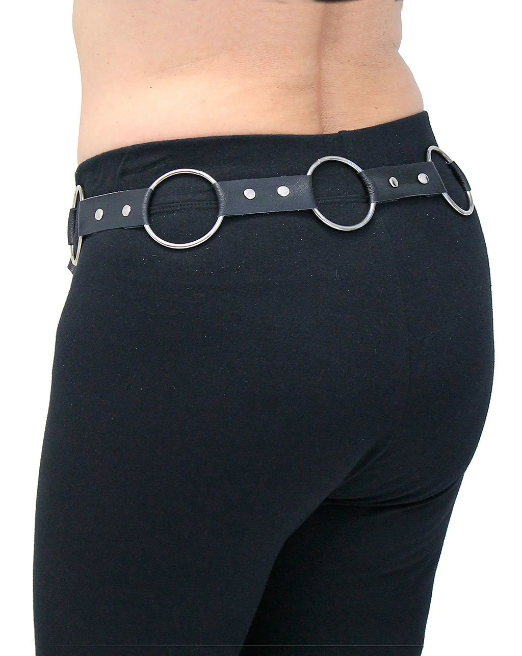 Large Multi-Ring Leather Belt #BT2207RR () - Image 2