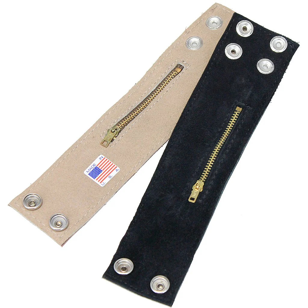 Leather Concealed Wrist Wallet - 2 Inch Wide #WW4024 - Image 2