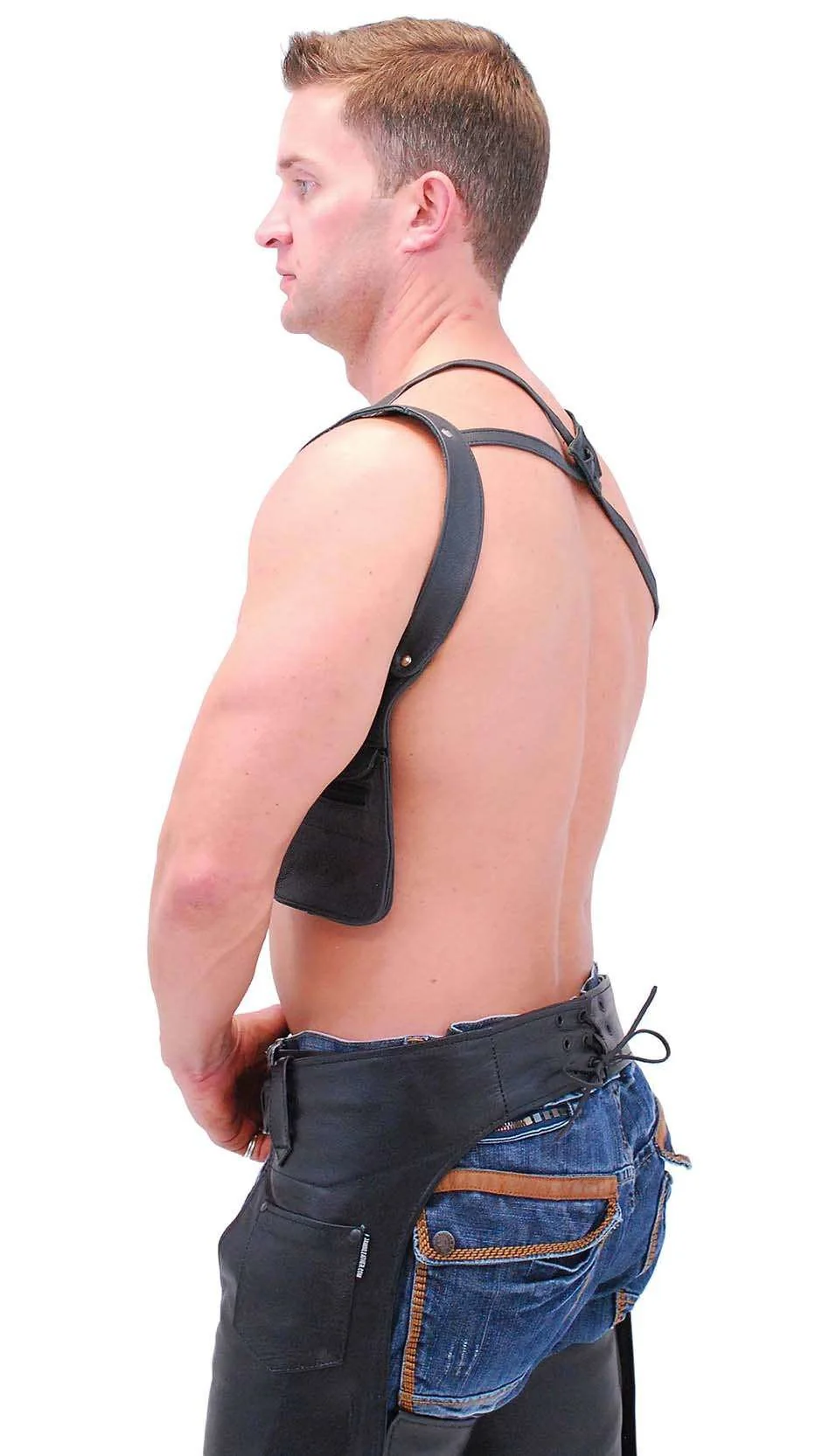 Leather Wallet Holster #WH354 - Image 4