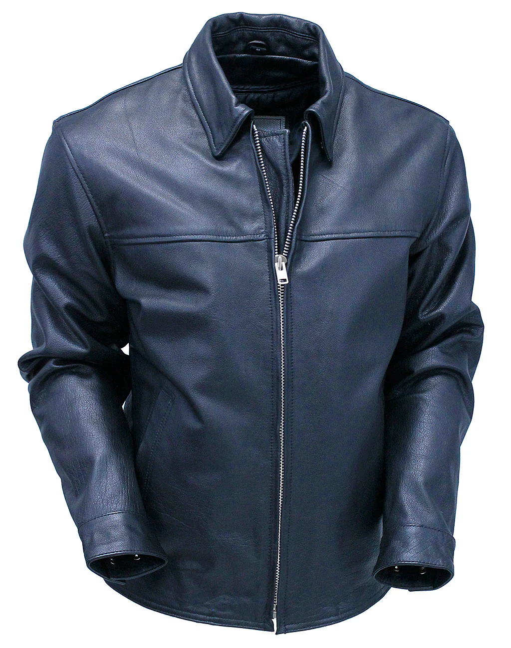 Men's Classic Black Leather Rebel Jacket #M6926GZK
