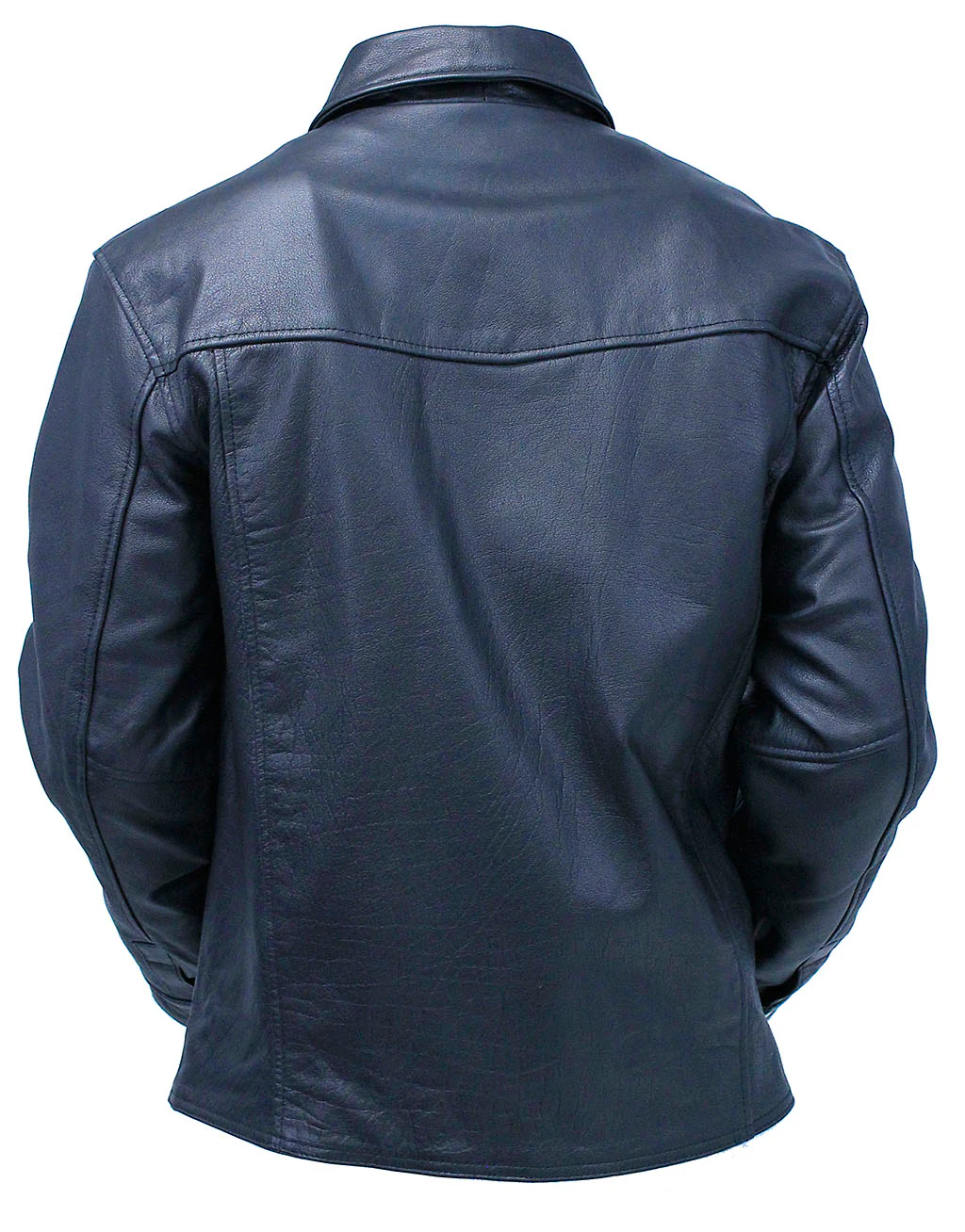 Men's Classic Black Leather Rebel Jacket #M6926GZK - Image 2