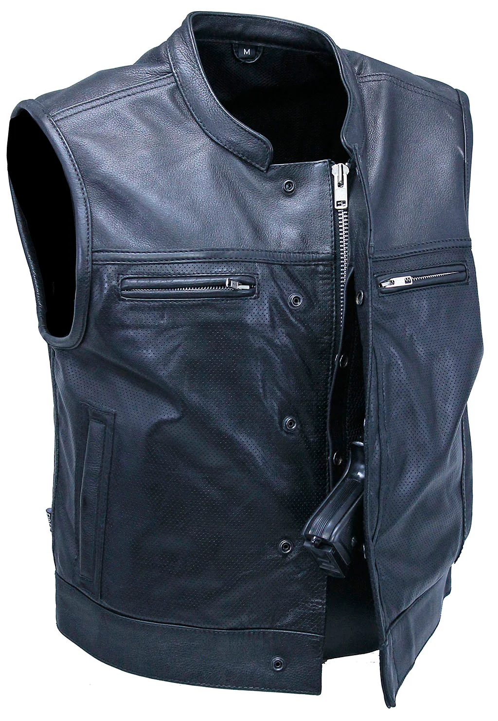 Men's Lowrider Perforated Club Vest with Easy Access Pocket #VM6500VGK - Image 5