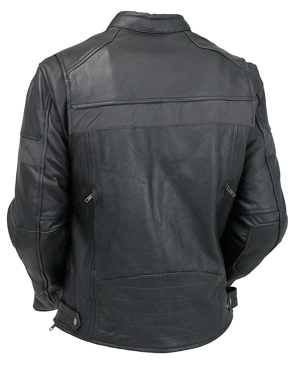 Men's Vented Motorcycle Jacket w/Reflector Trim #M6947VZGK - Image 3
