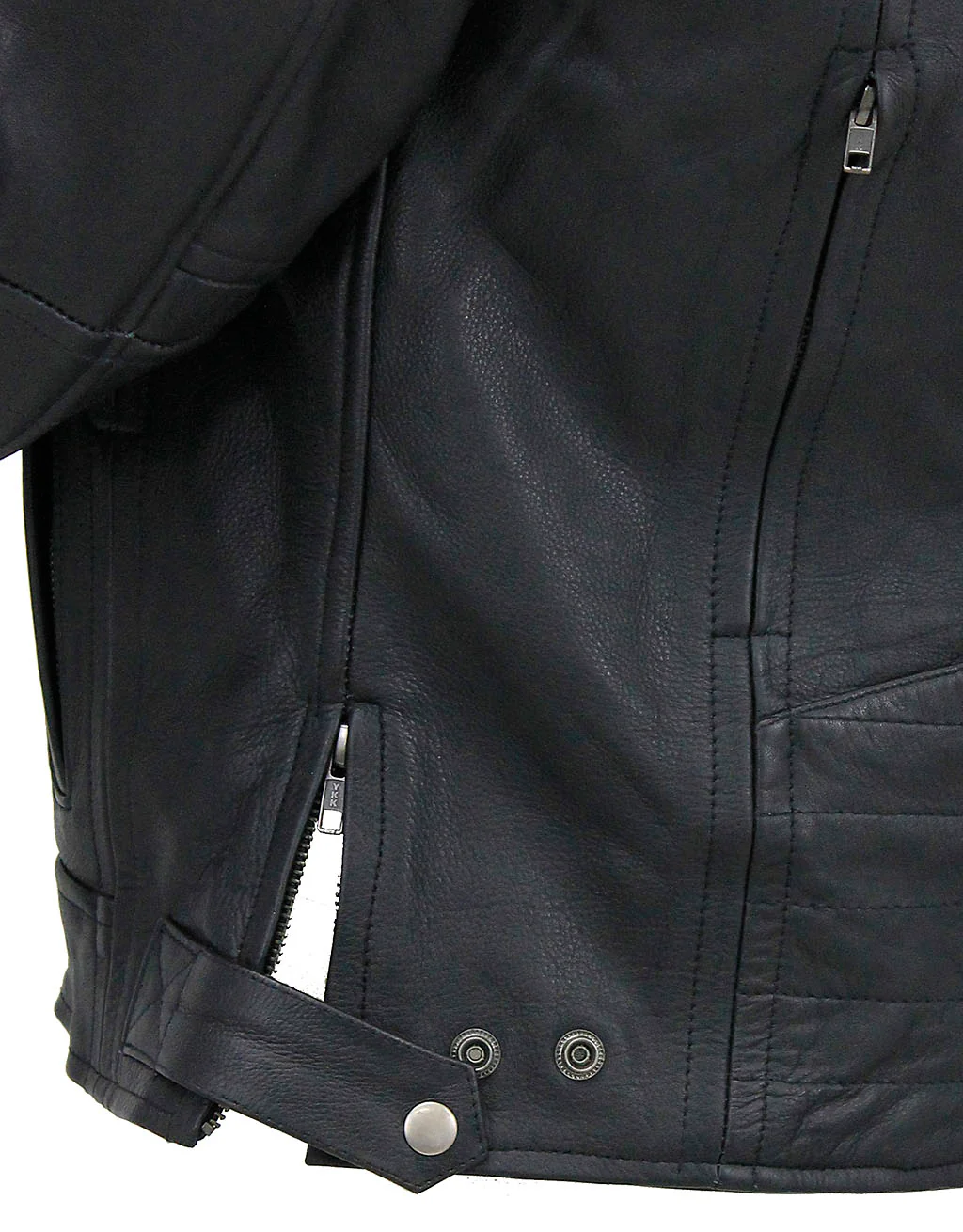 Men's Vented Motorcycle Jacket w/Reflector Trim #M6947VZGK - Image 6