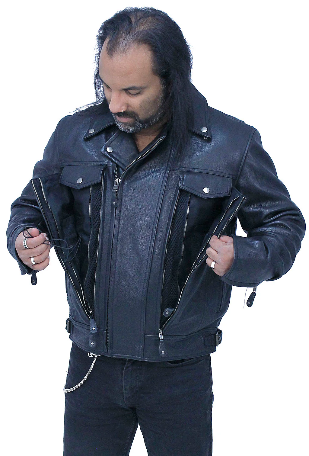 Classics Men's Vented Utility Cruising Jacket #M244BNKDZ - Image 2
