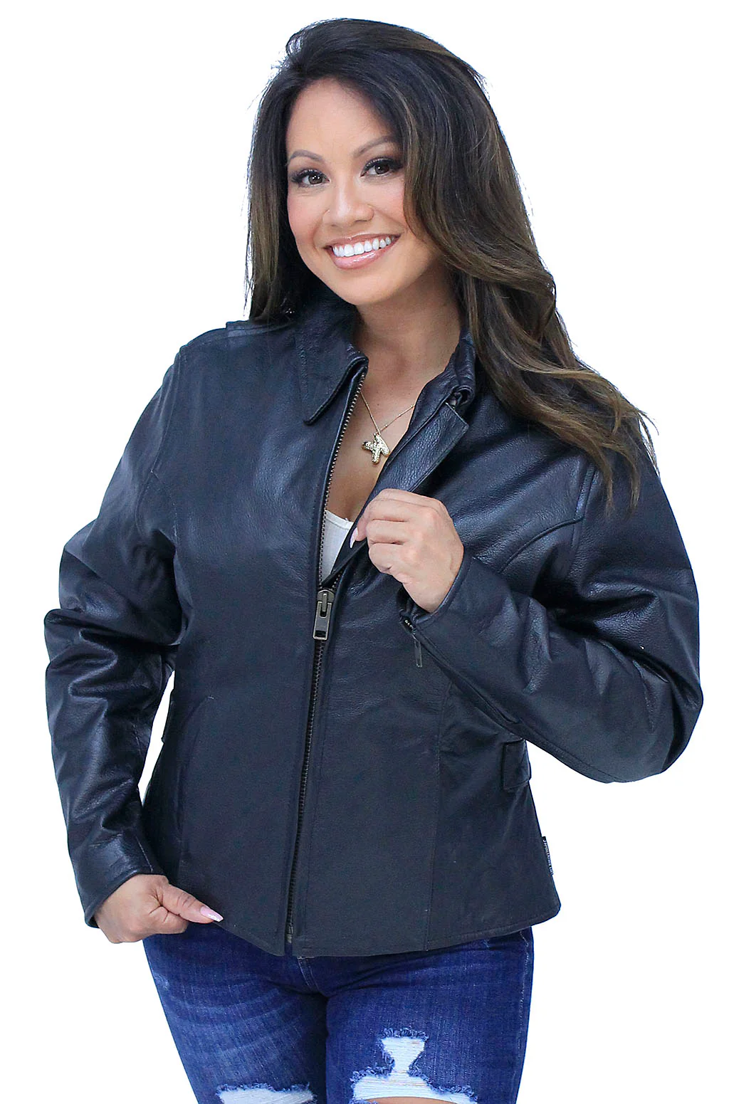 The Wanderer - Premium Buffalo Leather Jacket for Women #L38900 (S-3X) - Image 5