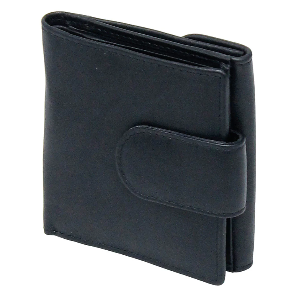 Super Thin Black Leather RFID Wallet #WL100RFIDK - Image 4