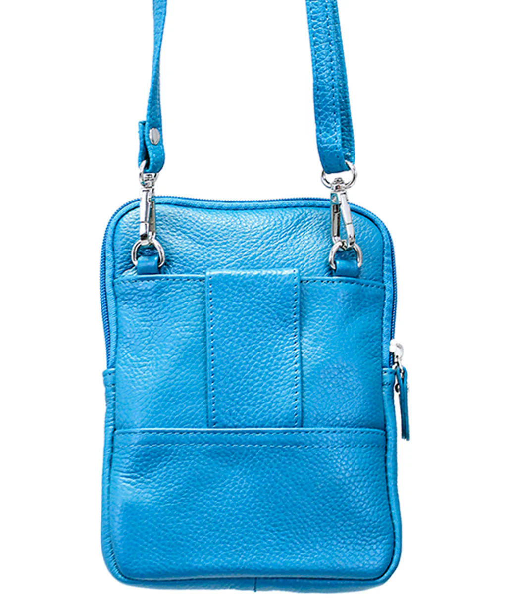 Turquoise Cross Body Belt Pouch #P0183T - Image 3