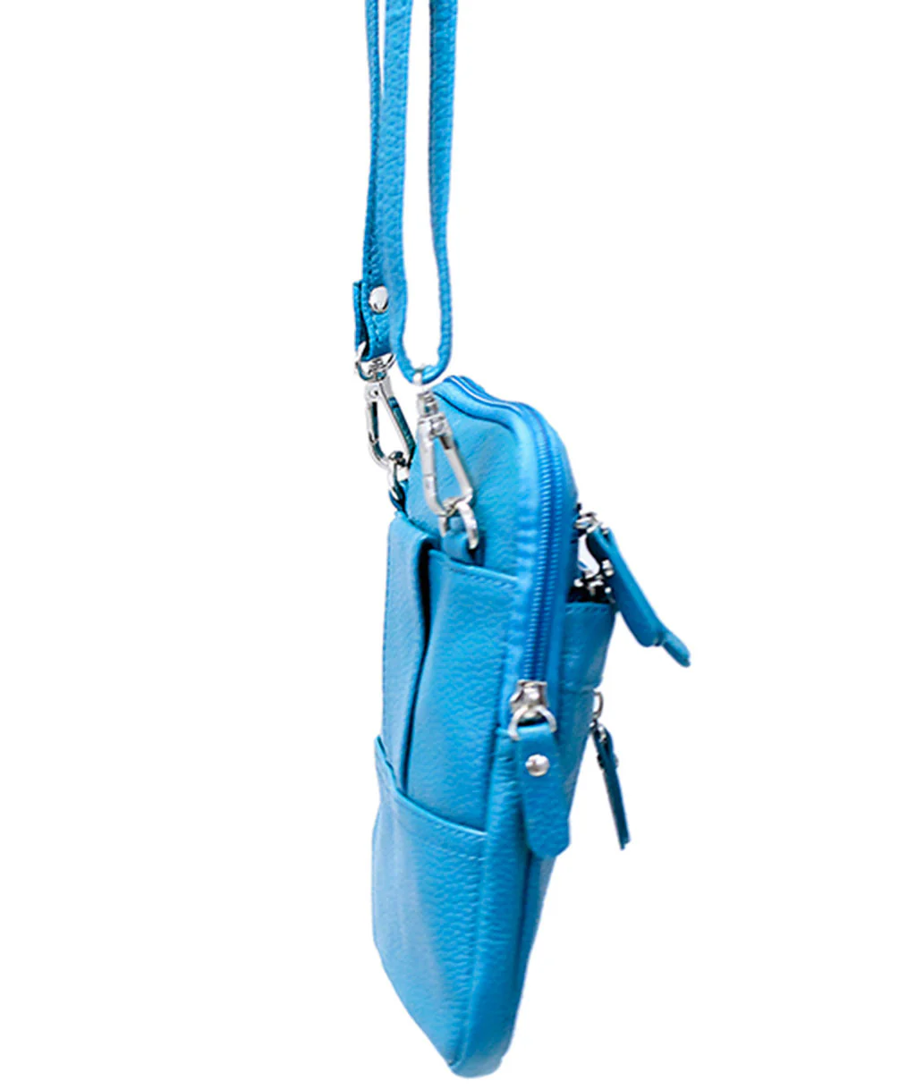 Turquoise Cross Body Belt Pouch #P0183T - Image 4