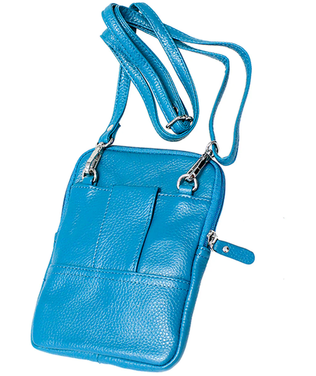 Turquoise Cross Body Belt Pouch #P0183T - Image 5