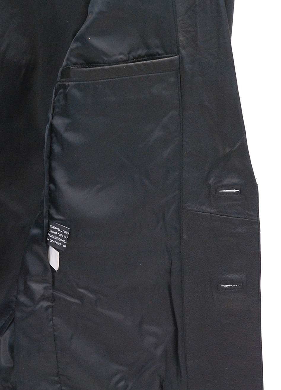 Two Button Lambskin Leather Blazer / Sports Coat #M118K - Image 3