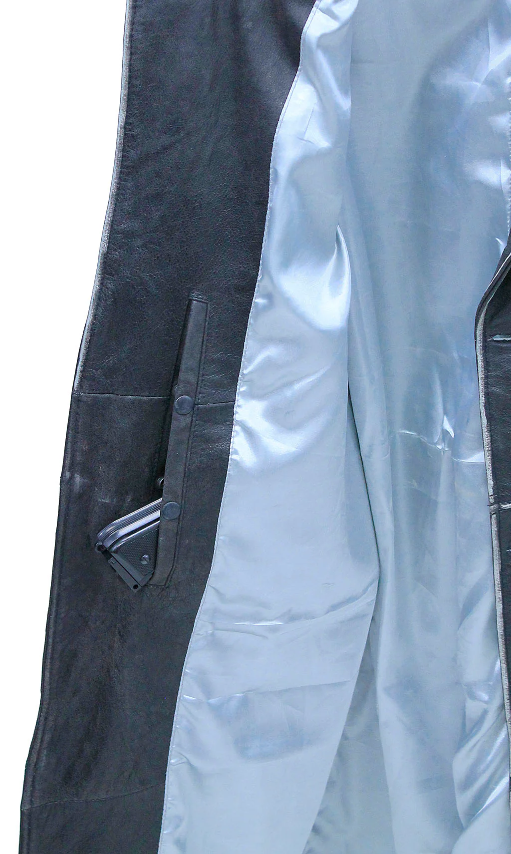 Vintage Cowhide Jamin Leather® Trench Coat #MA2203D - Image 4