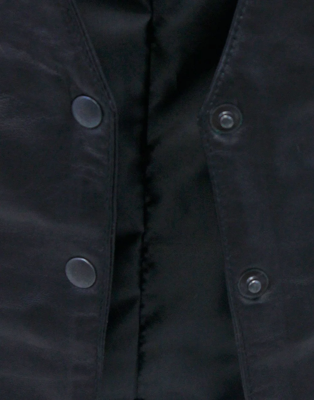 Women's Long Side Lace Lambskin Leather Vest #VL556NLK - Image 7