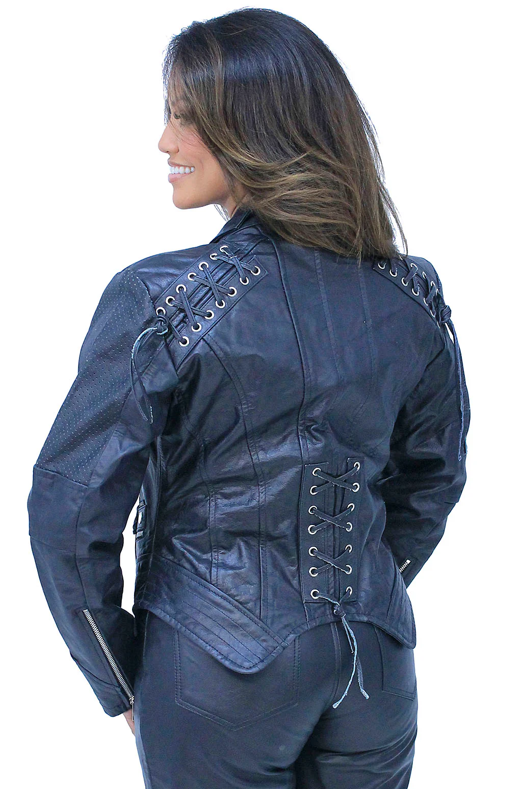 X-Lace Black Steampunk Jacket w/Concealed Pocket #L15071XZZK - Image 2